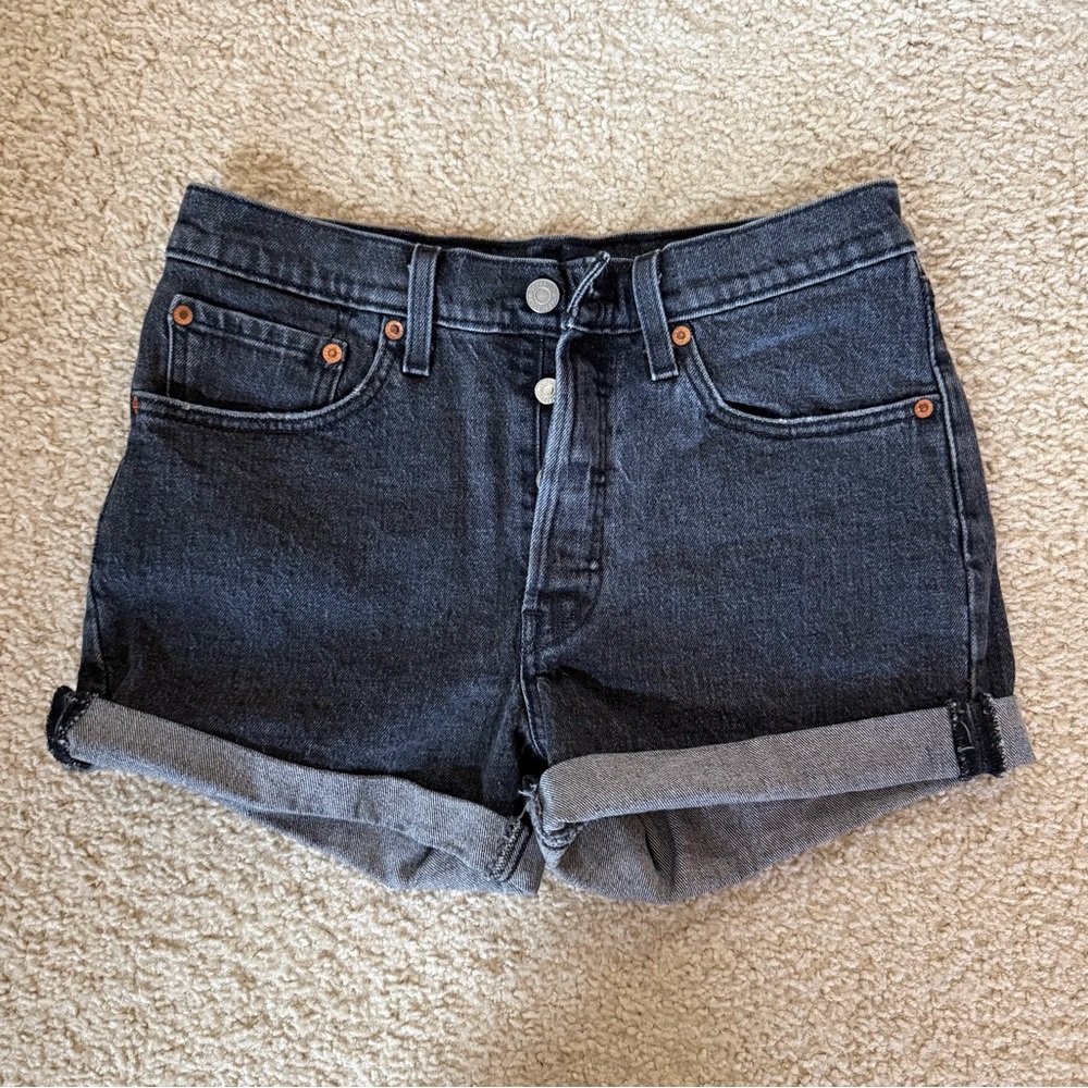 Levi’s Black Denim Women's Shorts